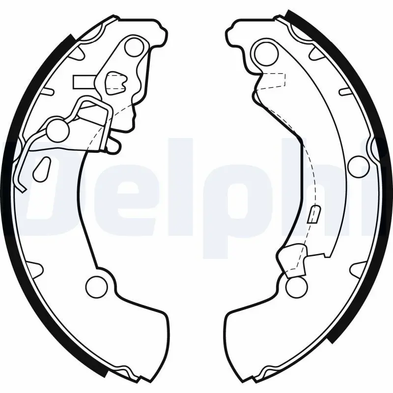 Handler.Part Brake shoe set DELPHI LS1956 1