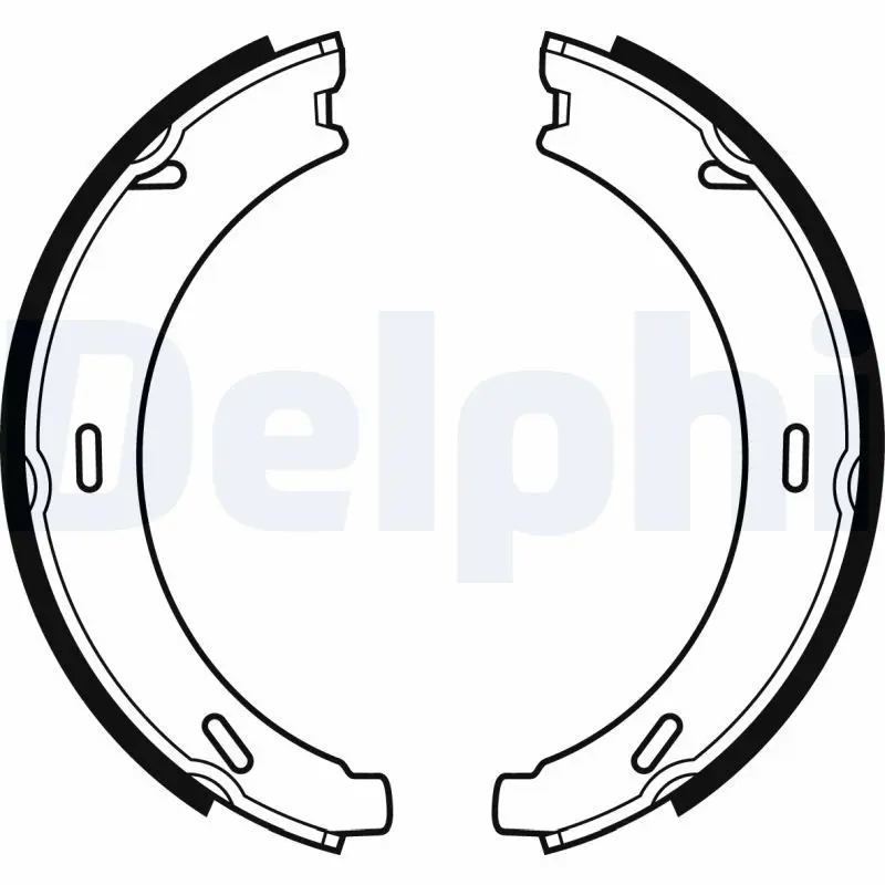 Handler.Part Brake shoe set, parking brake DELPHI LS1958 1