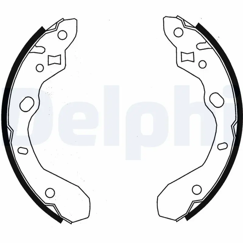 Handler.Part Brake shoe set DELPHI LS1855 1