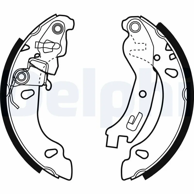 Handler.Part Brake shoe set DELPHI LS1970 1