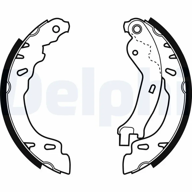 Handler.Part Brake shoe set DELPHI LS1971 1