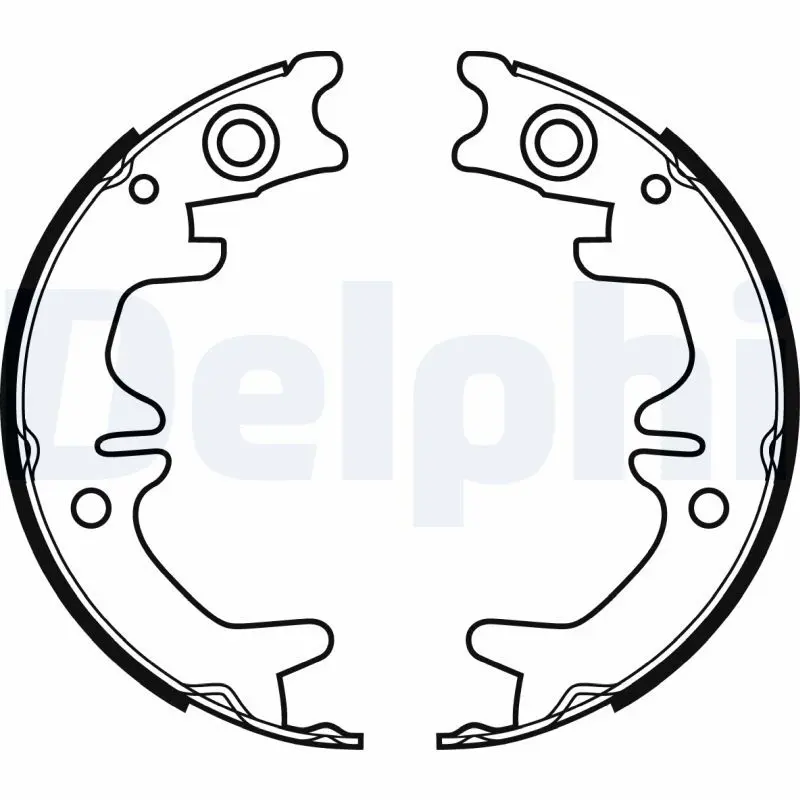 Handler.Part Brake shoe set, parking brake DELPHI LS1974 1