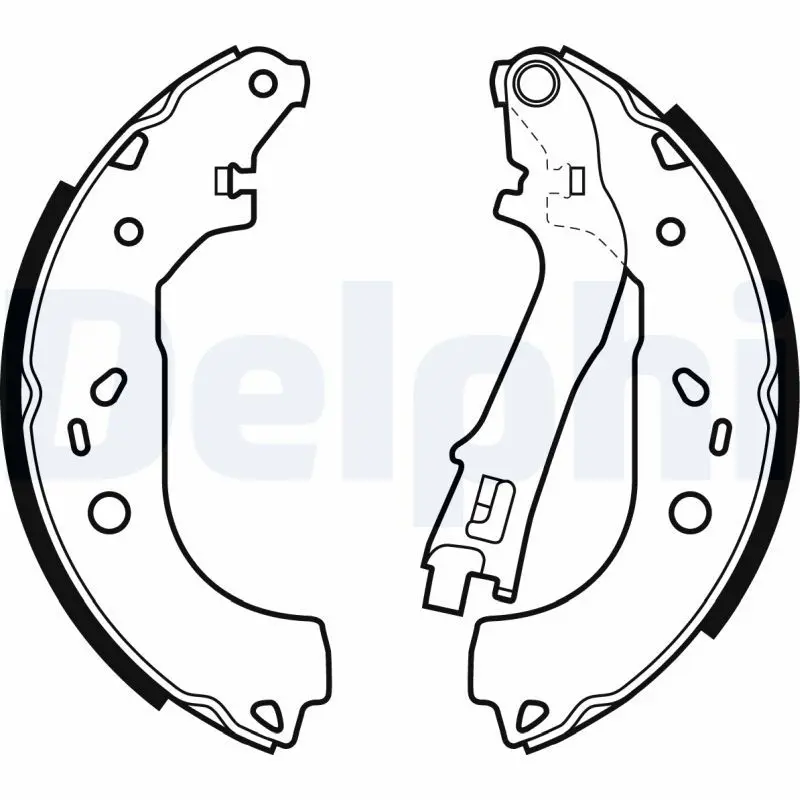 Handler.Part Brake shoe set DELPHI LS1979 1