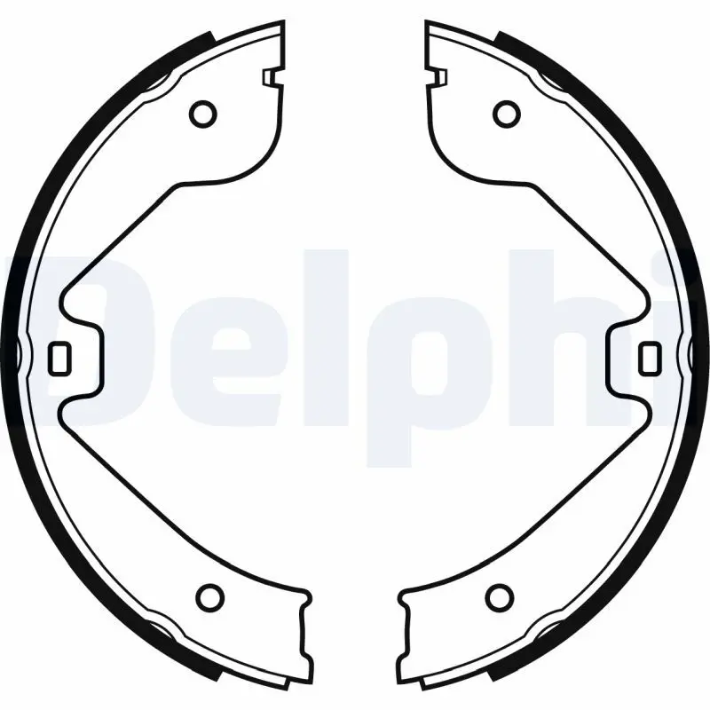 Handler.Part Brake shoe set, parking brake DELPHI LS1998 1