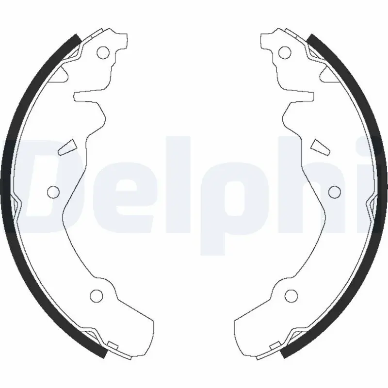 Handler.Part Brake shoe set DELPHI LS1906 1