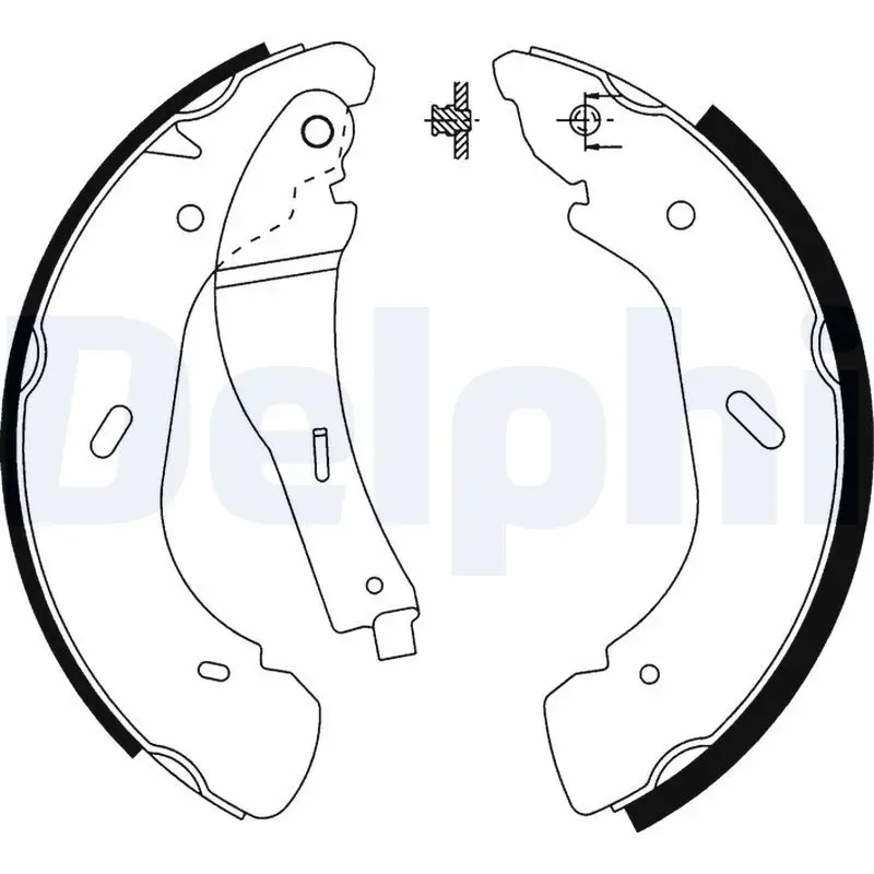 Handler.Part Brake shoe set DELPHI LS1914 1