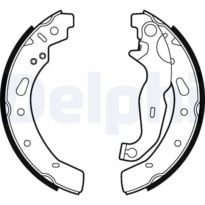 Handler.Part Brake shoe set DELPHI LS2028 1