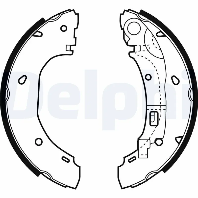 Handler.Part Brake shoe set DELPHI LS1925 1