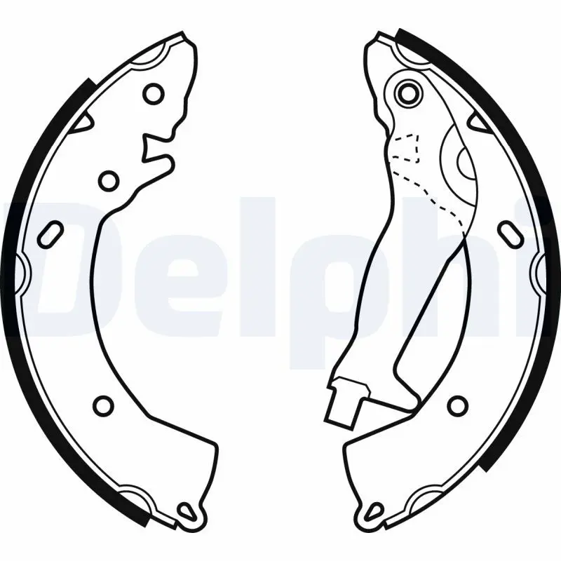 Handler.Part Brake shoe set DELPHI LS1966 1