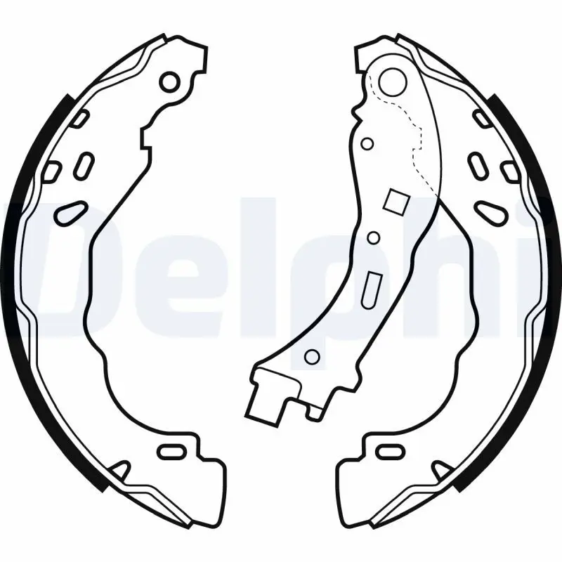 Handler.Part Brake shoe set DELPHI LS2065 1