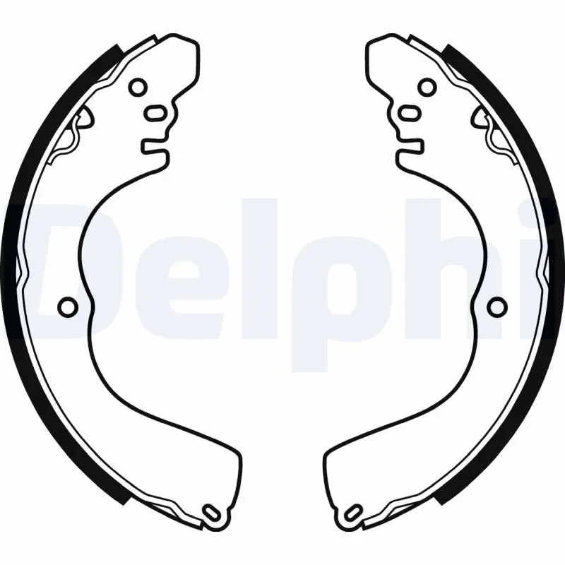 Handler.Part Brake shoe set DELPHI LS2074 1