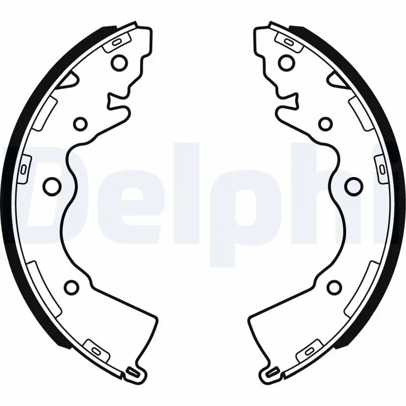 Handler.Part Brake shoe set DELPHI LS1996 1