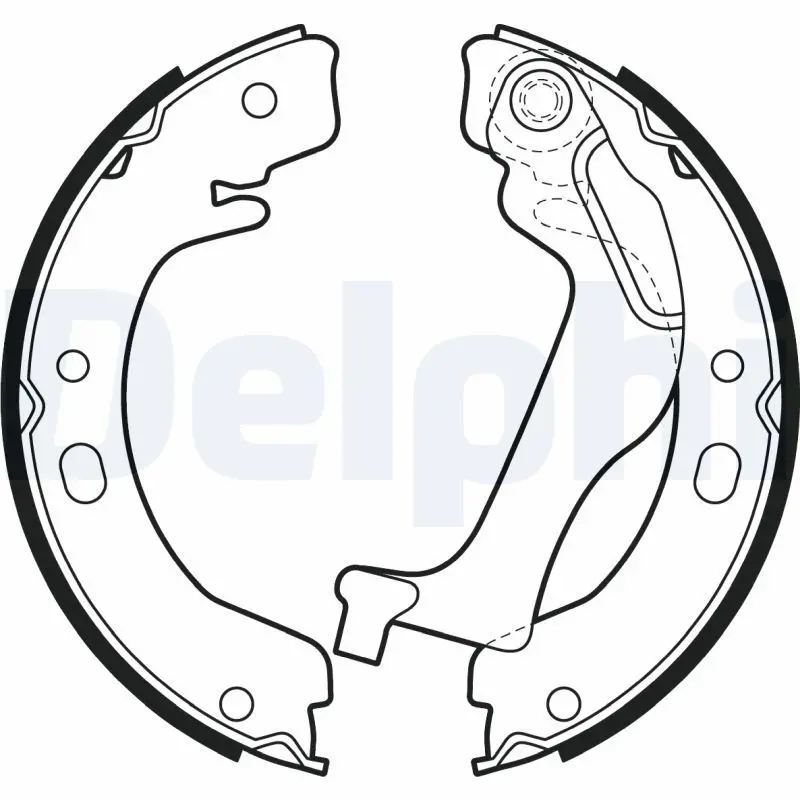 Handler.Part Brake shoe set DELPHI LS2003 1