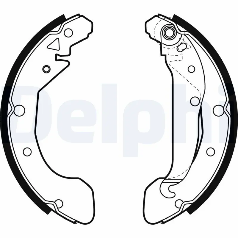 Handler.Part Brake shoe set DELPHI LS2004 1