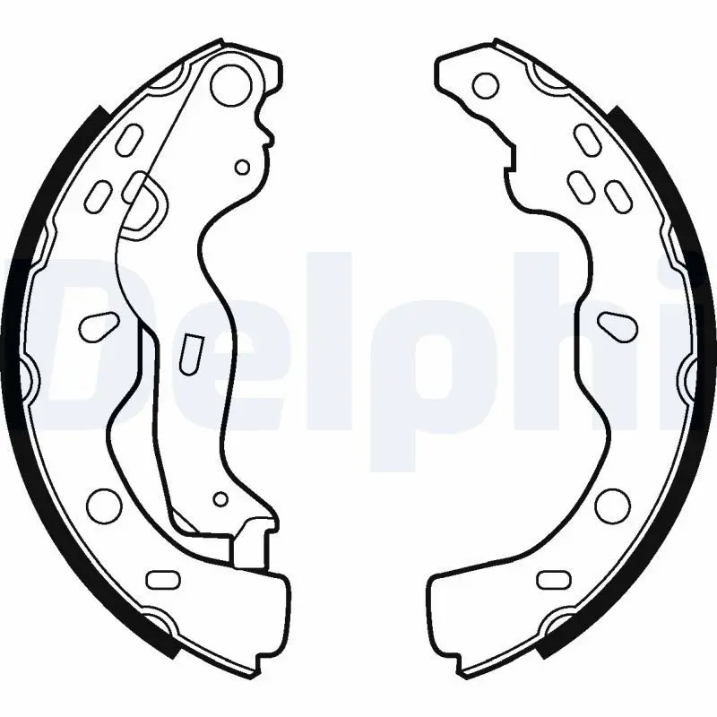 Handler.Part Brake shoe set DELPHI LS2009 1