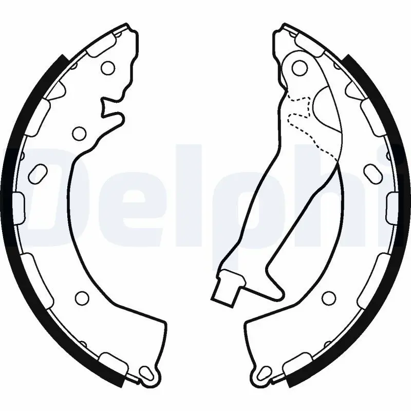 Handler.Part Brake shoe set DELPHI LS2010 1