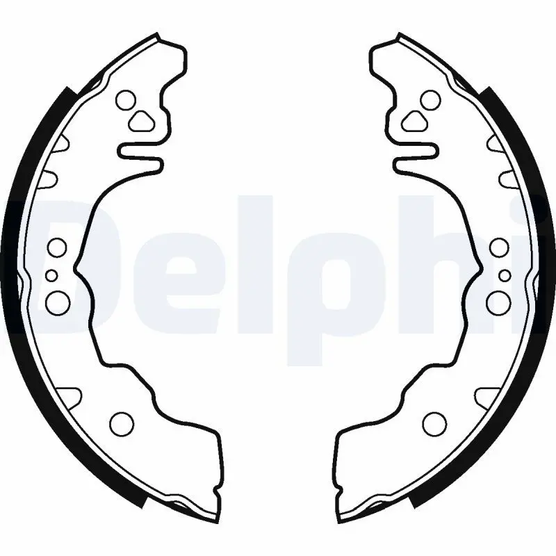 Handler.Part Brake shoe set DELPHI LS2023 1