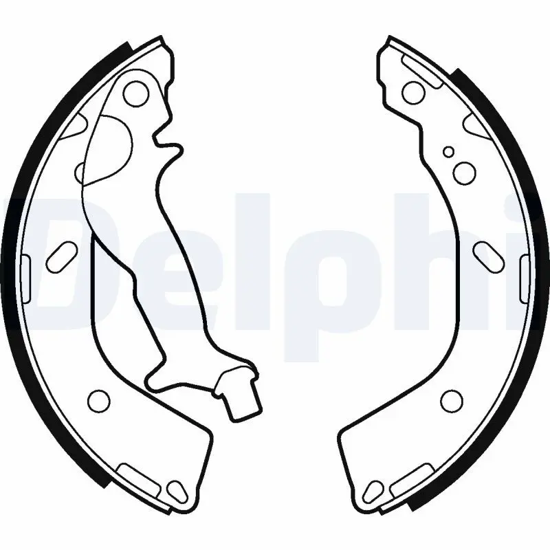 Handler.Part Brake shoe set DELPHI LS2027 1