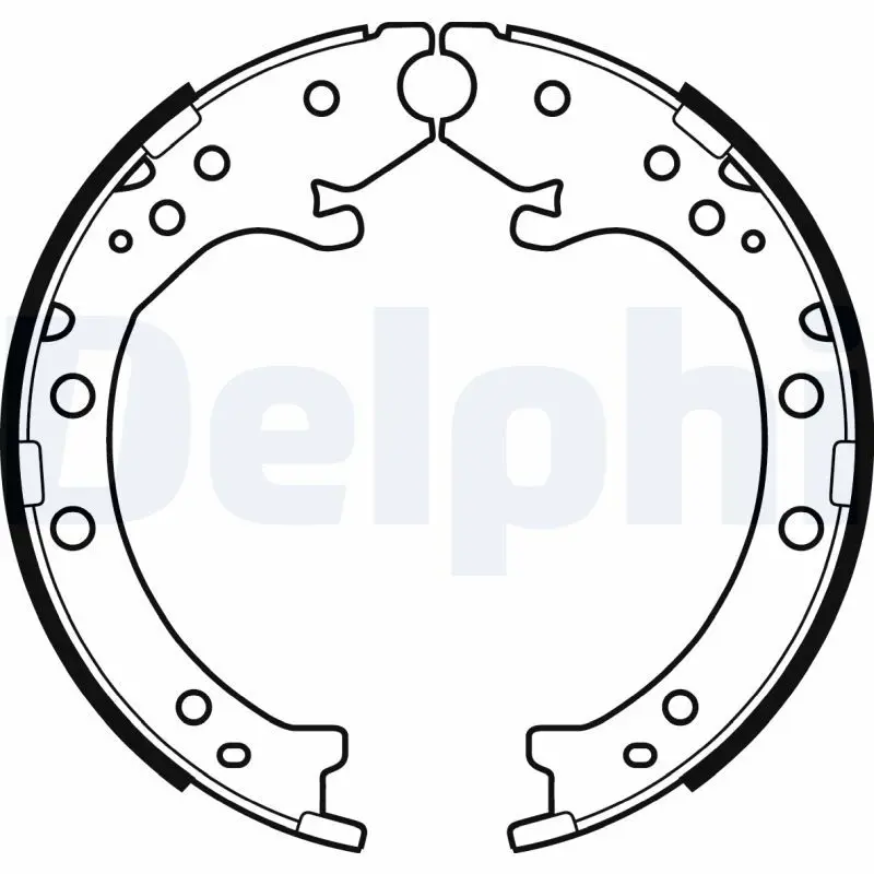 Handler.Part Brake shoe set, parking brake DELPHI LS2034 1