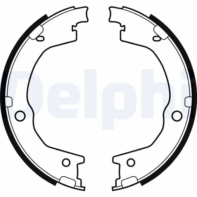 Handler.Part Brake shoe set, parking brake DELPHI LS2035 1