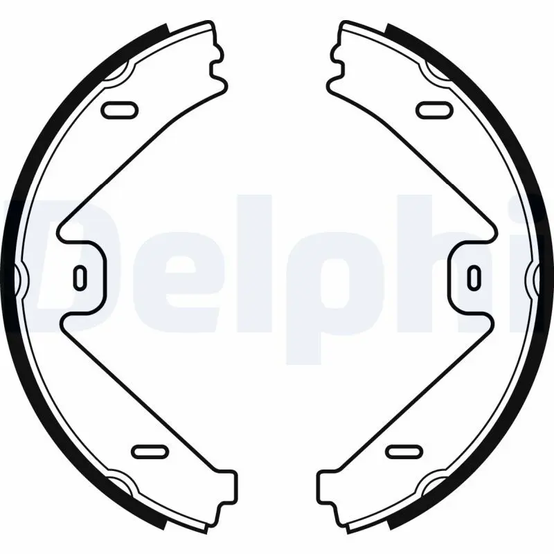 Handler.Part Brake shoe set, parking brake DELPHI LS2036 1