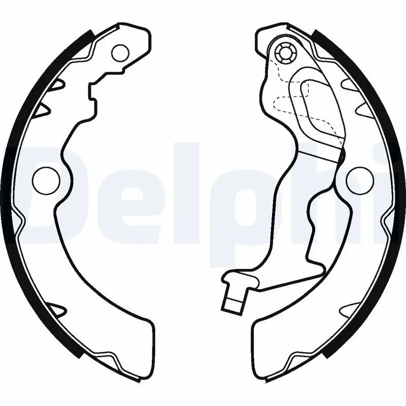 Handler.Part Brake shoe set DELPHI LS2045 1