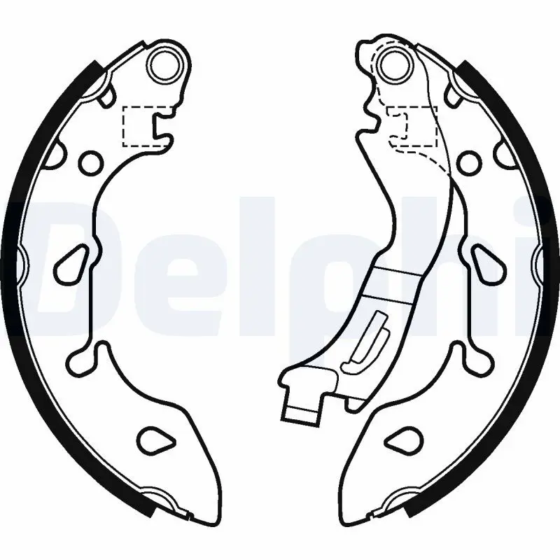 Handler.Part Brake shoe set DELPHI LS2047 1