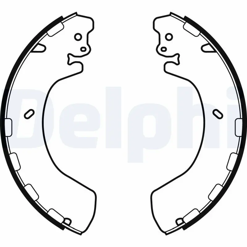 Handler.Part Brake shoe set DELPHI LS2057 1