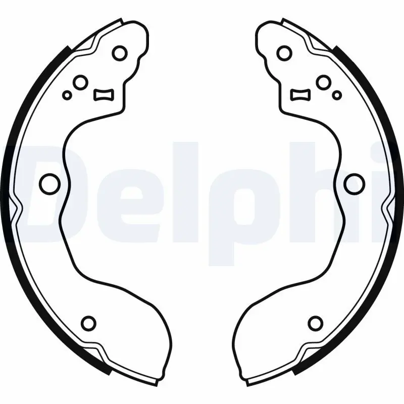 Handler.Part Brake shoe set DELPHI LS2071 1