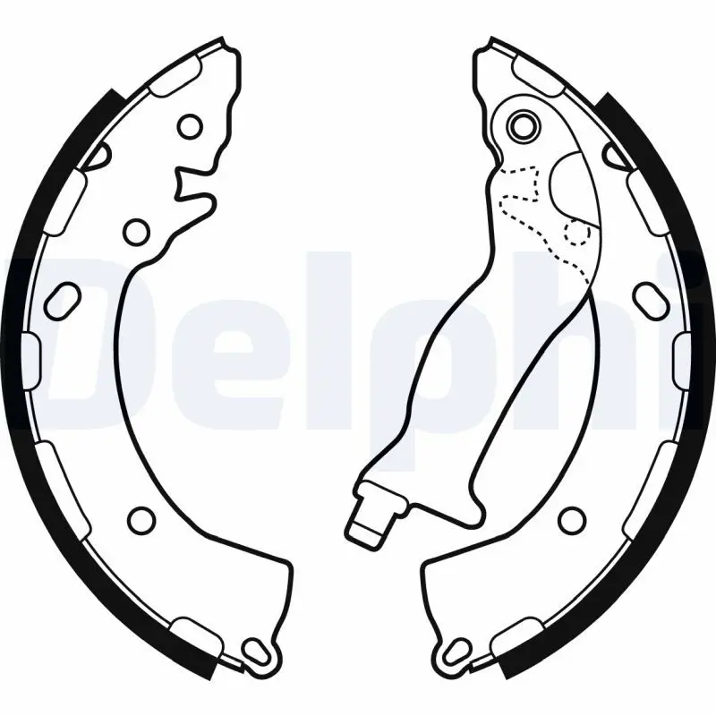 Handler.Part Brake shoe set DELPHI LS2087 1