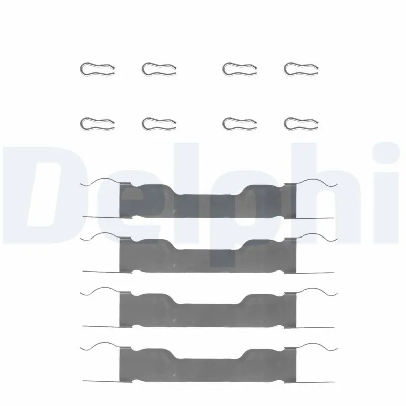 Handler.Part Accessory kit, disc brake pads DELPHI LX0005 1