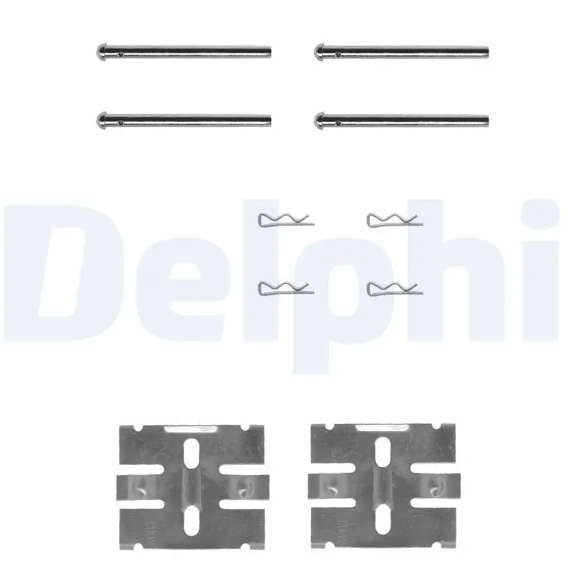 Handler.Part Accessory kit, disc brake pads DELPHI LX0017 1