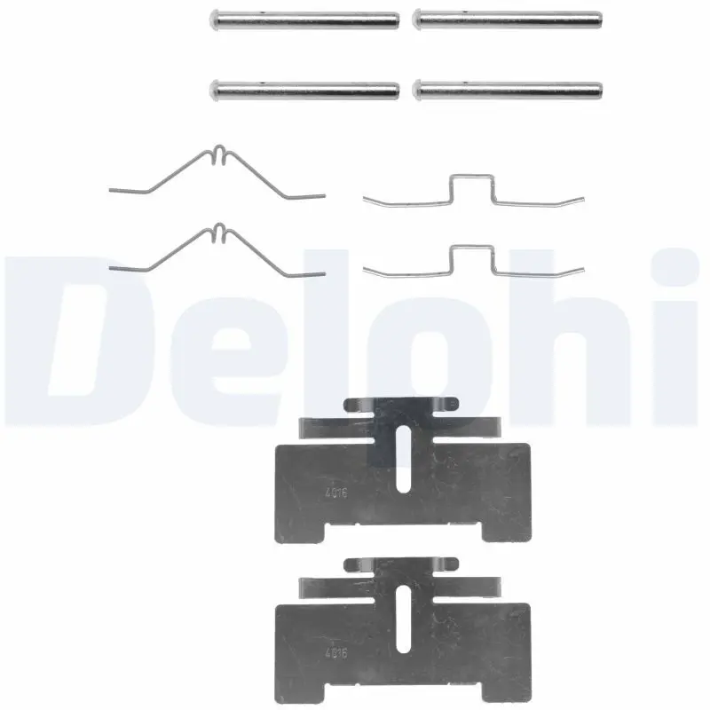 Handler.Part Accessory kit, disc brake pads DELPHI LX0034 1