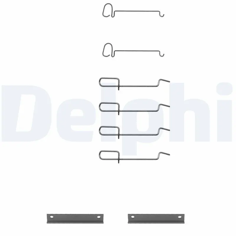 Handler.Part Accessory kit, disc brake pads DELPHI LX0080 1