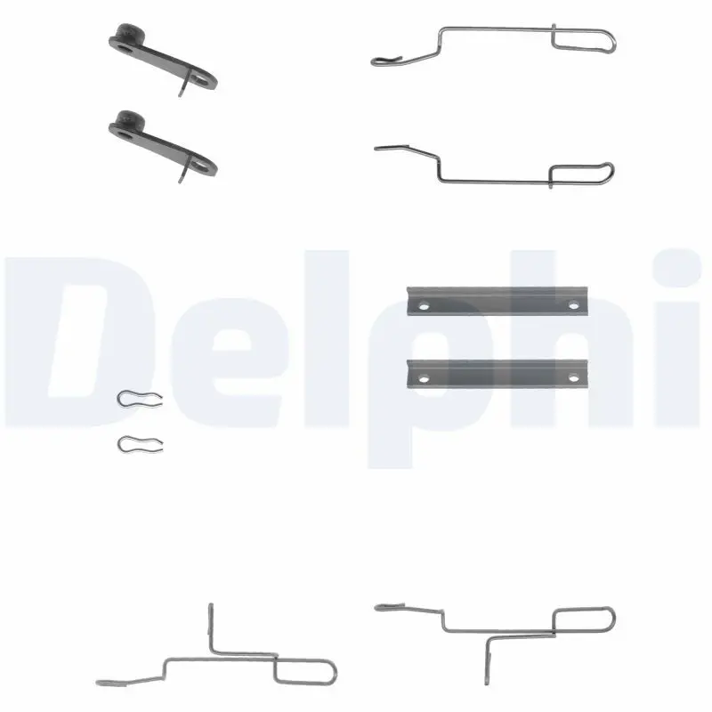 Handler.Part Accessory kit, disc brake pads DELPHI LX0168 1