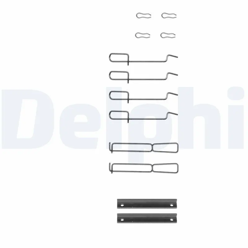 Handler.Part Accessory kit, disc brake pads DELPHI LX0156 1