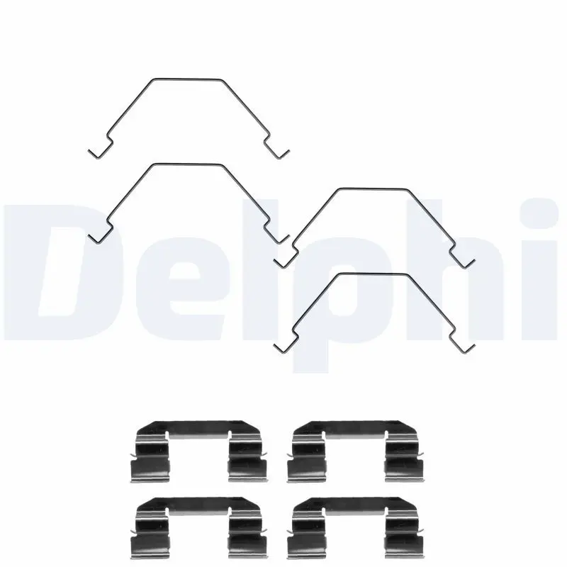 Handler.Part Accessory kit, disc brake pads DELPHI LX0375 1