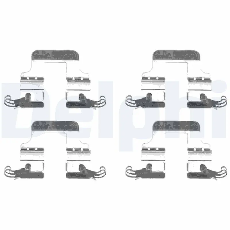 Handler.Part Accessory kit, disc brake pads DELPHI LX0541 1