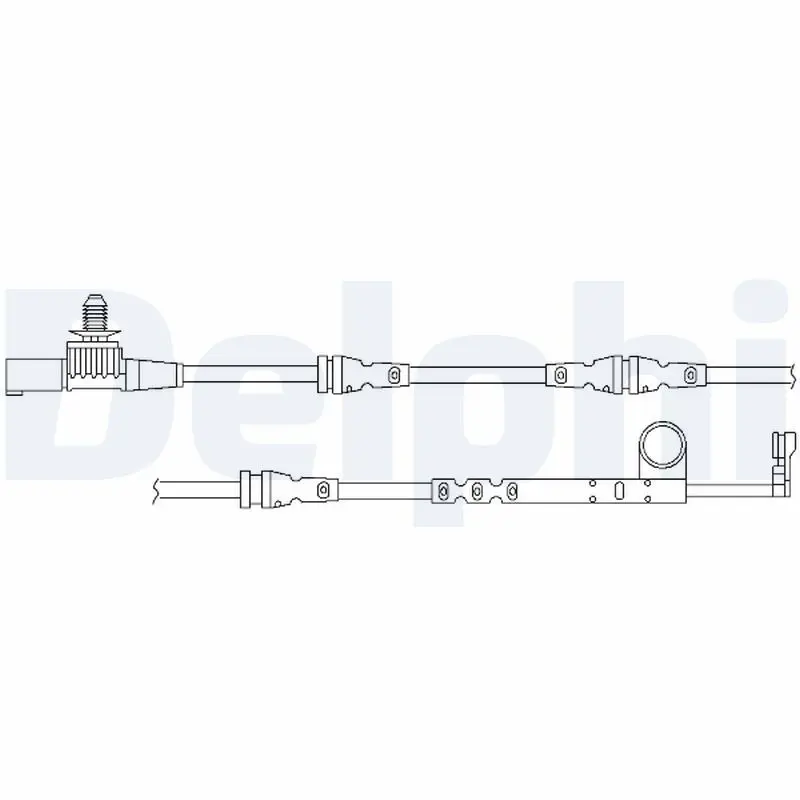 Handler.Part Warning contact set, brake pad wear DELPHI LZ0229 1