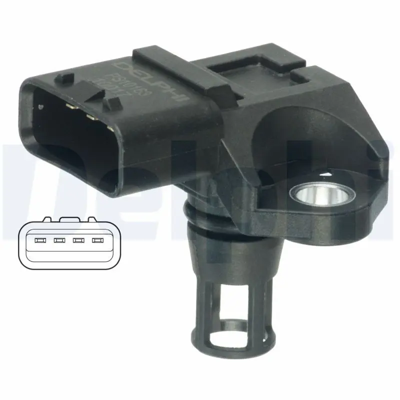 Handler.Part Sensor, intake manifold pressure DELPHI PS10163 1