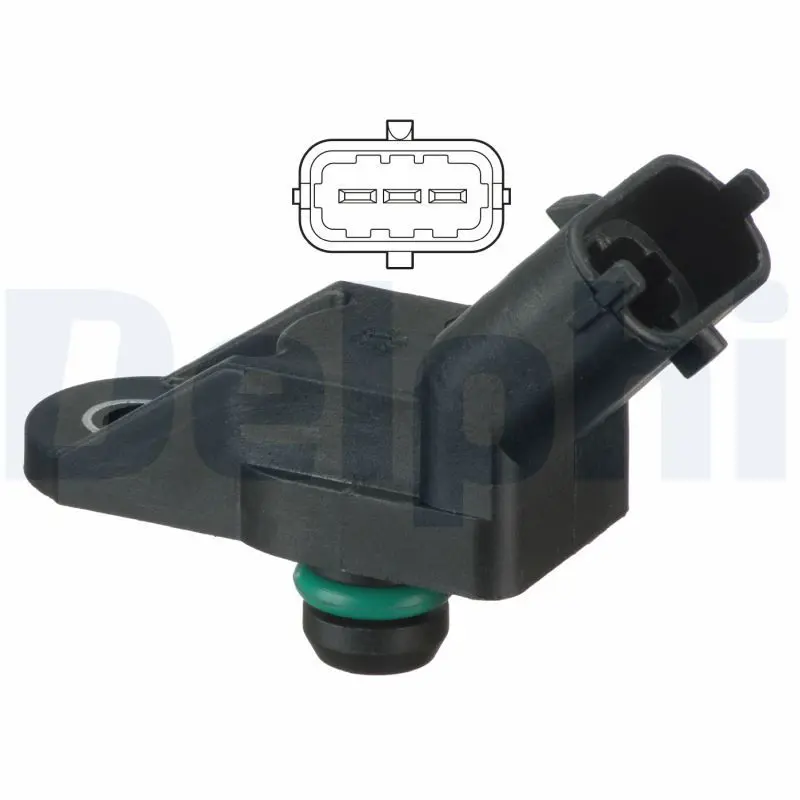 Handler.Part Sensor, intake manifold pressure DELPHI PS10172 1