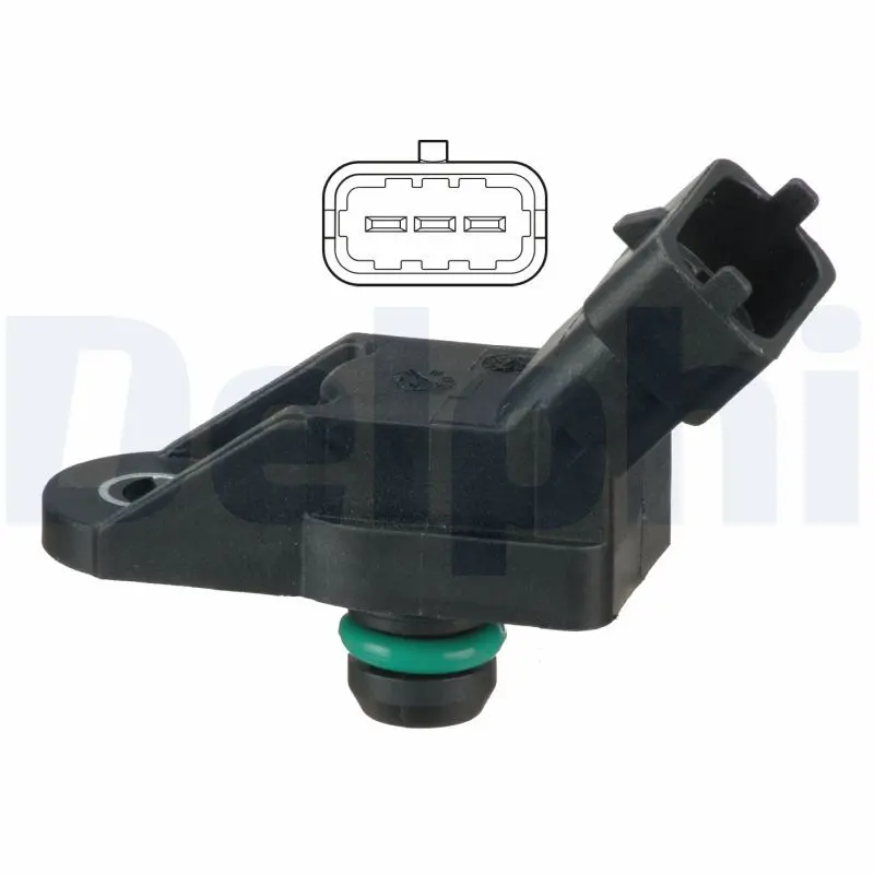 Handler.Part Sensor, intake manifold pressure DELPHI PS10186 1