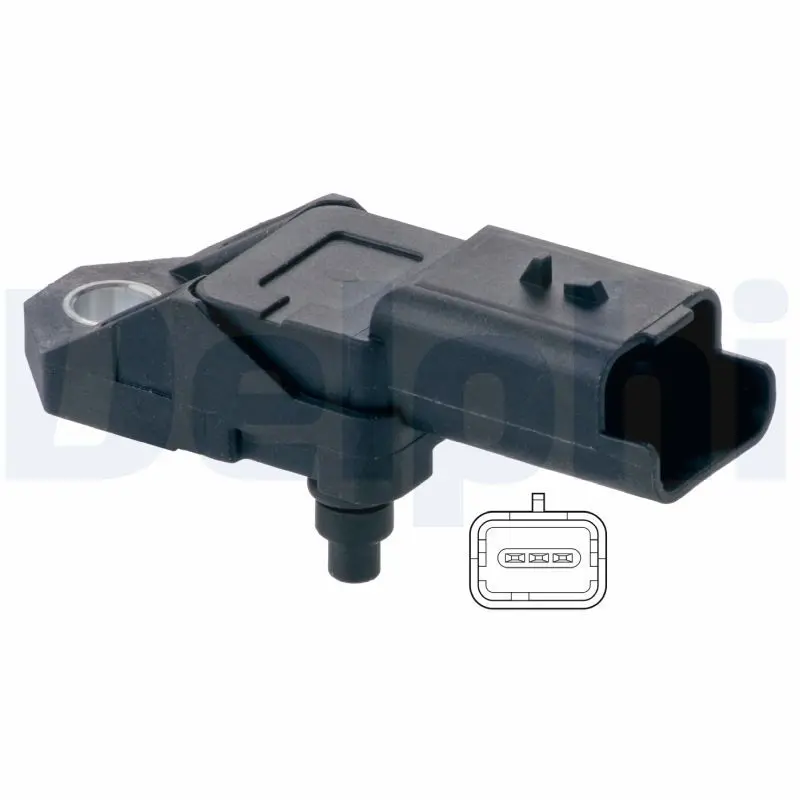 Handler.Part Sensor, intake manifold pressure DELPHI PS10197 1