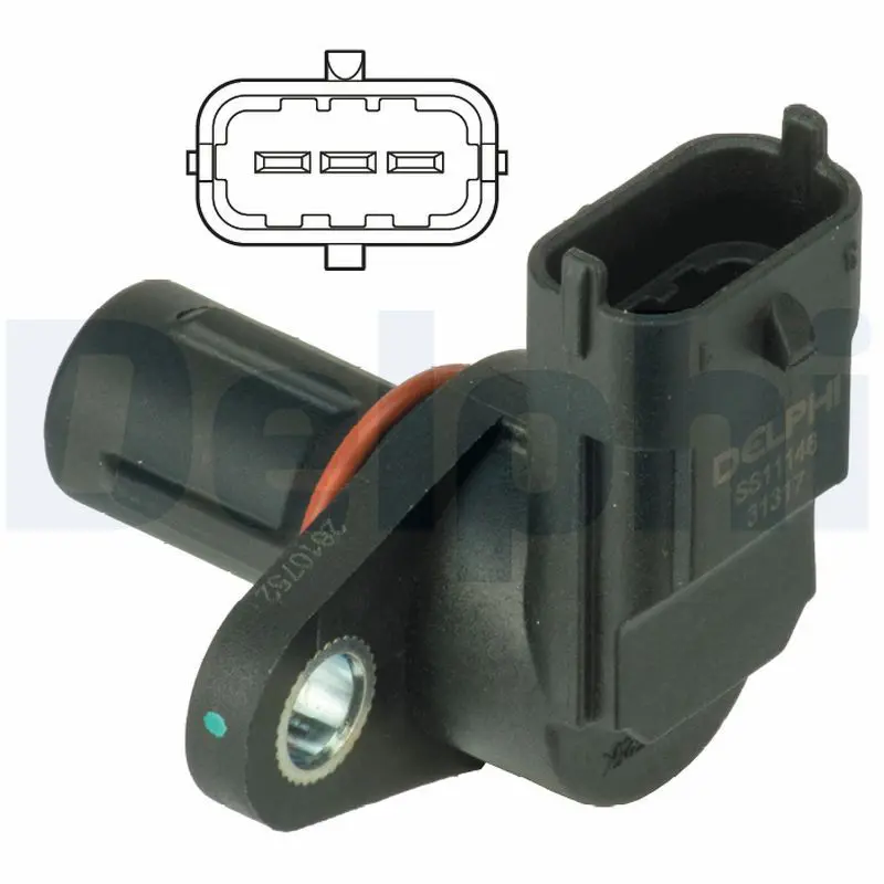 Handler.Part Sensor, camshaft position DELPHI SS11146 1