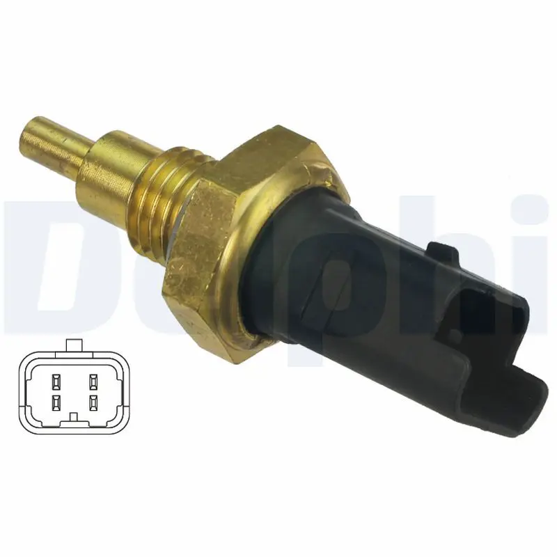 Handler.Part Sensor, coolant temperature DELPHI TS10401 1