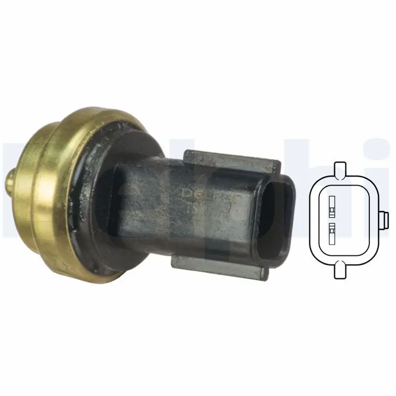 Handler.Part Sensor, coolant temperature DELPHI TS10458 1