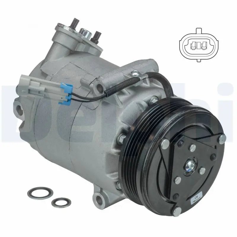 Handler.Part Compressor, air conditioning DELPHI TSP0155142 1