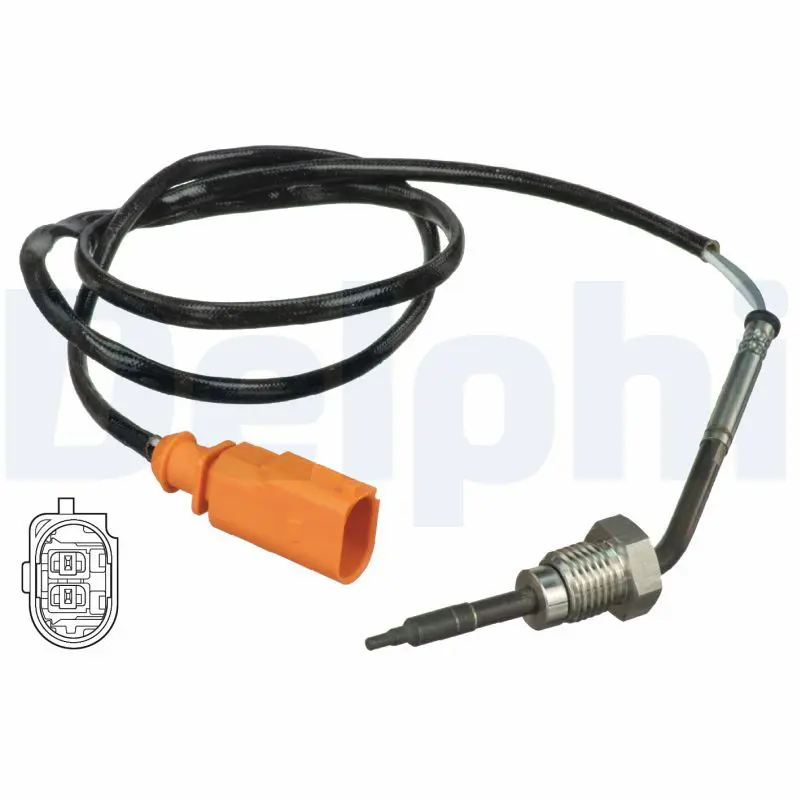 Handler.Part Sensor, exhaust gas temperature DELPHI TS30087 1