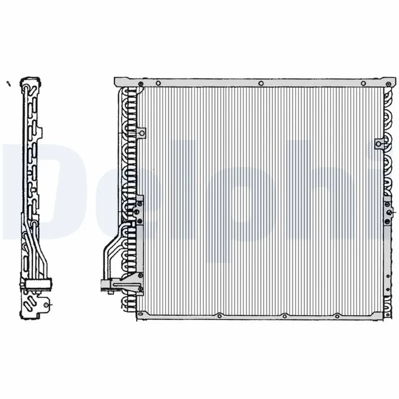 Handler.Part Condenser, air conditioning DELPHI TSP0225014 1