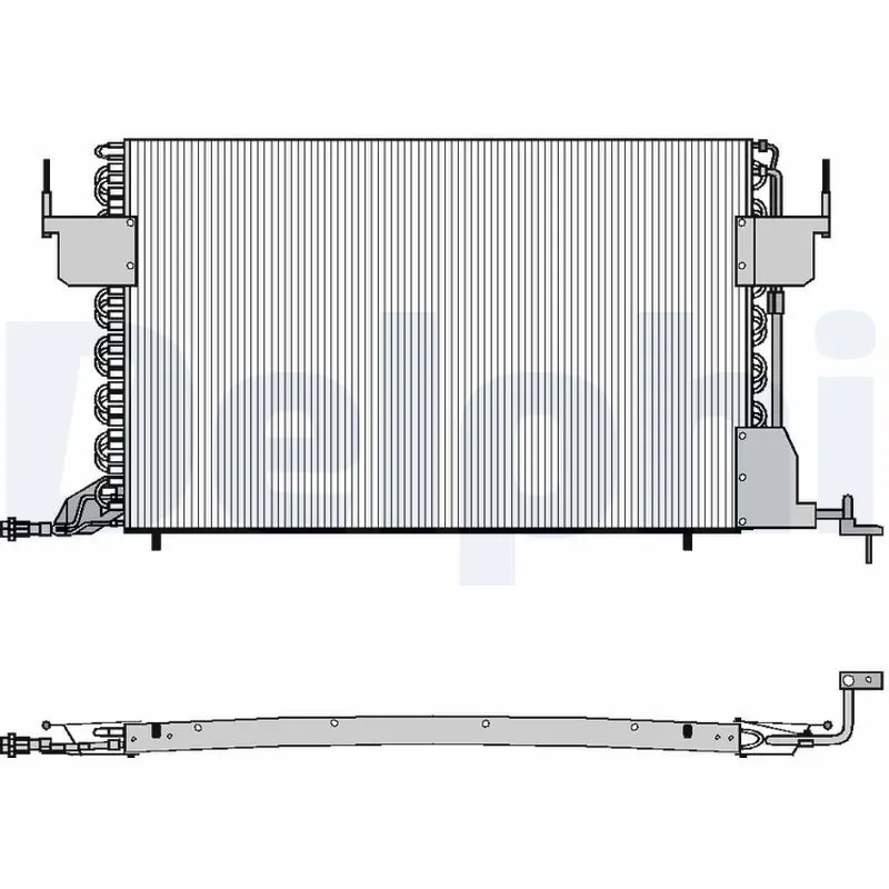 Handler.Part Condenser, air conditioning DELPHI TSP0225021 1